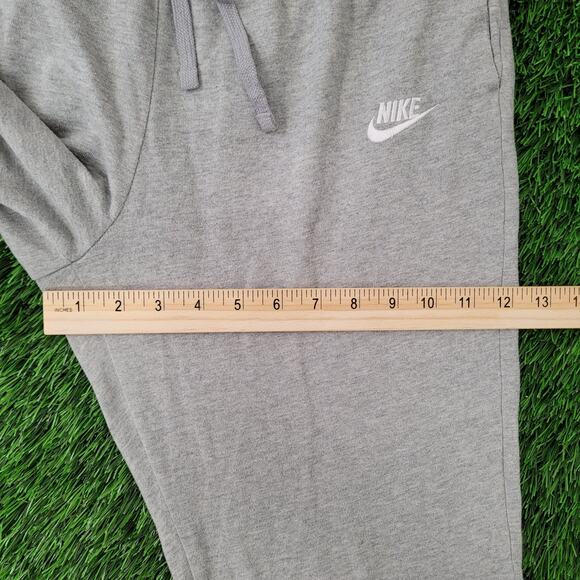 NIKE Swoosh Pants S/M Heathered-Gray Sweatpants - Picture 12 of 16